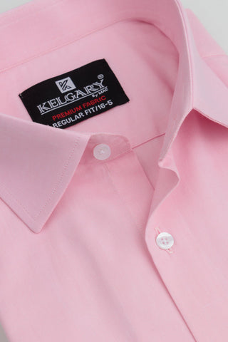 Special Occasion  pink  plain shirt