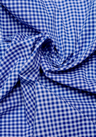 Special Occasion  ROYAL BLUE CHECK FORMAL SHIRT