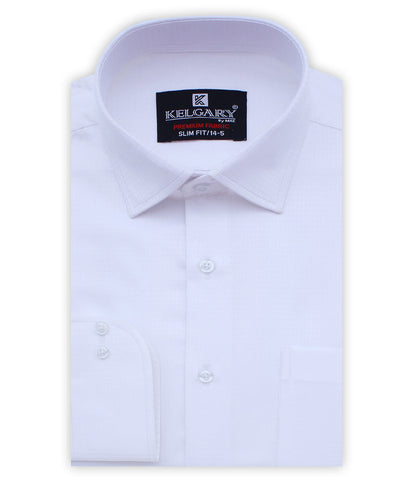 Special Occasion White Texture formal shirt
