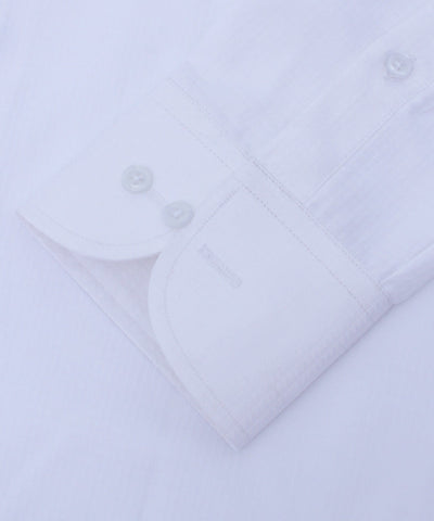 Special Occasion White Texture formal shirt