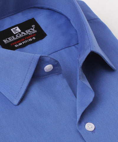 Special Occasion Royal Blue Plain Shirt