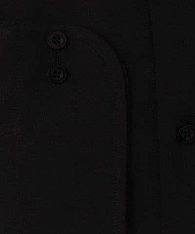 Daily Essentials Black Plain Shirt