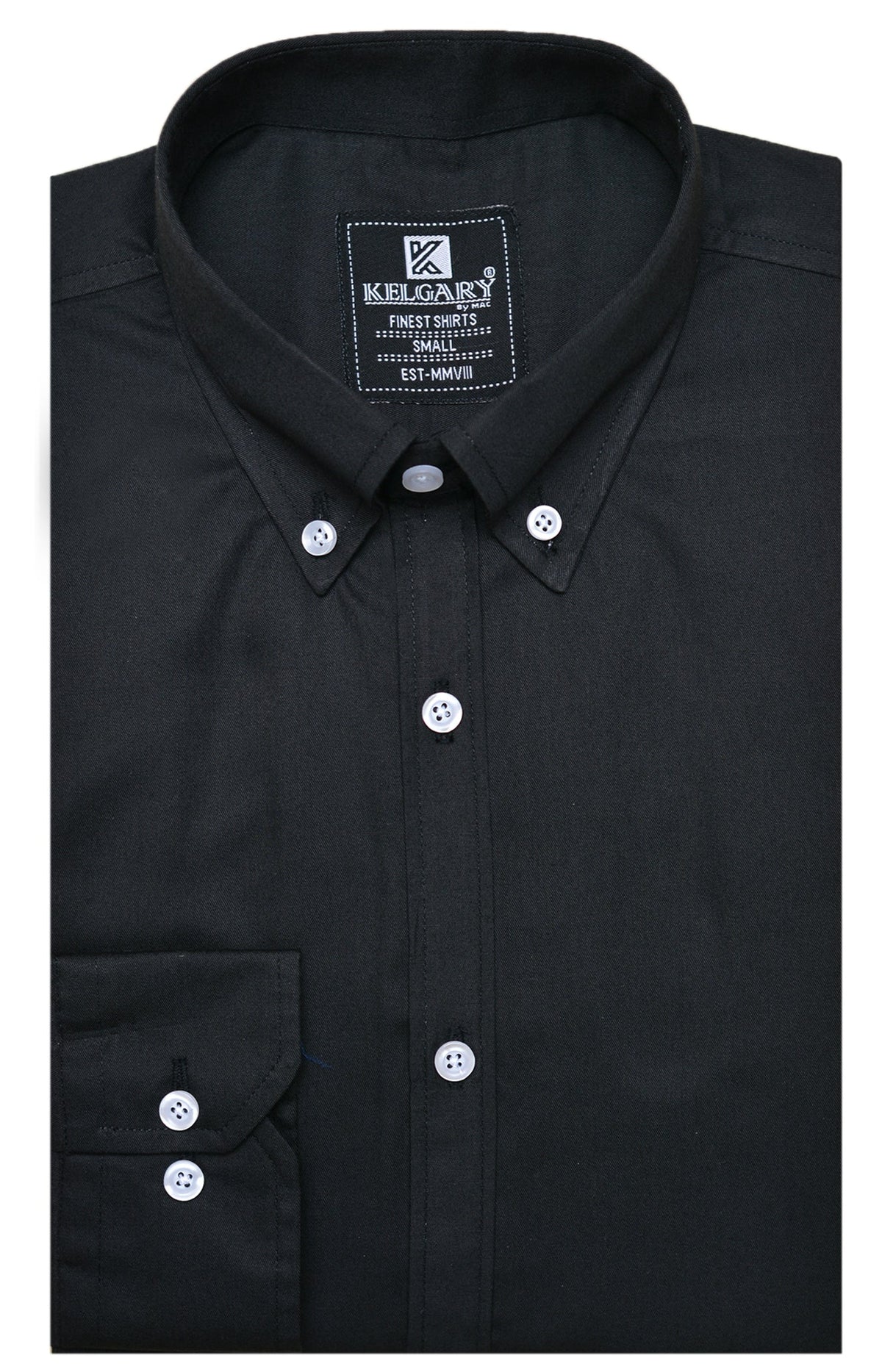 Daily Essentials CASUAL SHIRT PURE BLACK