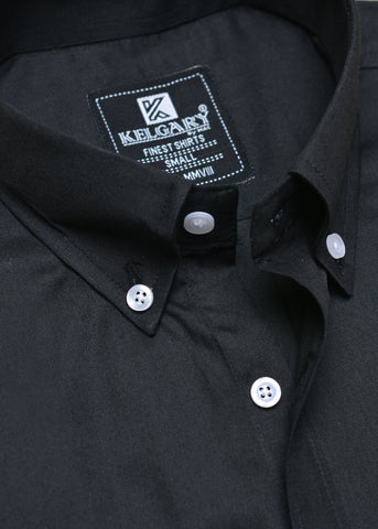 Daily Essentials CASUAL SHIRT PURE BLACK