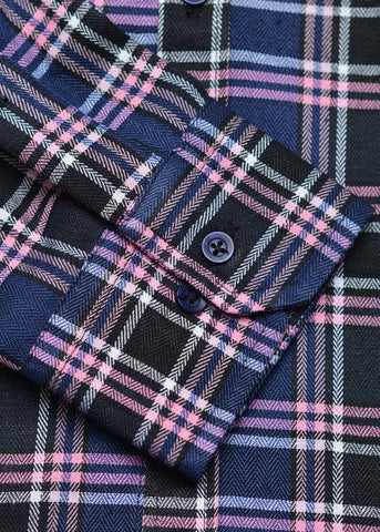 Special Occasion CASUAL SHIRT PINK BLUE  BLACK CHECK