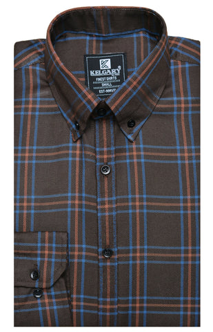 Special Occasion CASUAL SHIRT COFFEE BROWN