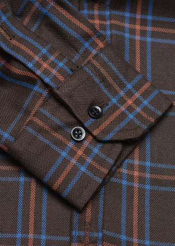 Special Occasion CASUAL SHIRT COFFEE BROWN