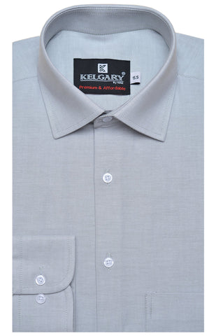 Daily Essentials Silver Grey Plain New Summer Collection Shirt