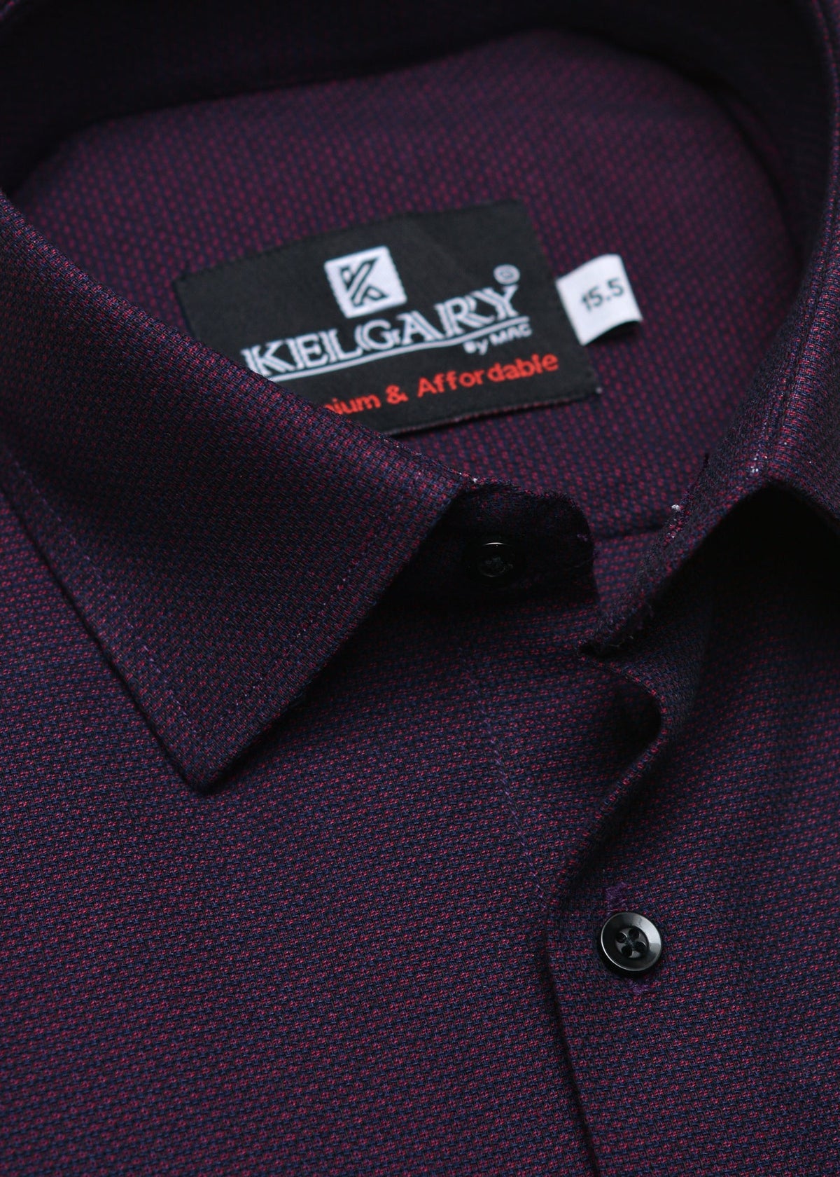 Special Occasion Burgundy texture  New Summer Collection Shirt