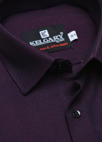 Special Occasion Burgundy texture  New Summer Collection Shirt
