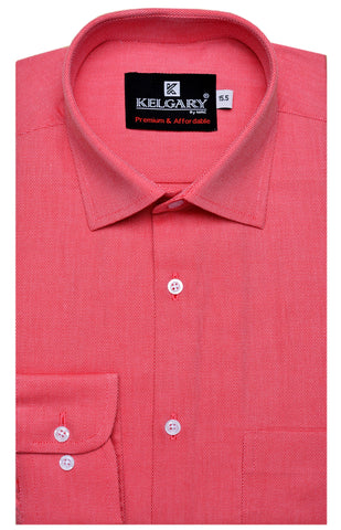 Special Occasion Pink Self Texture New Summer Collection Shirt