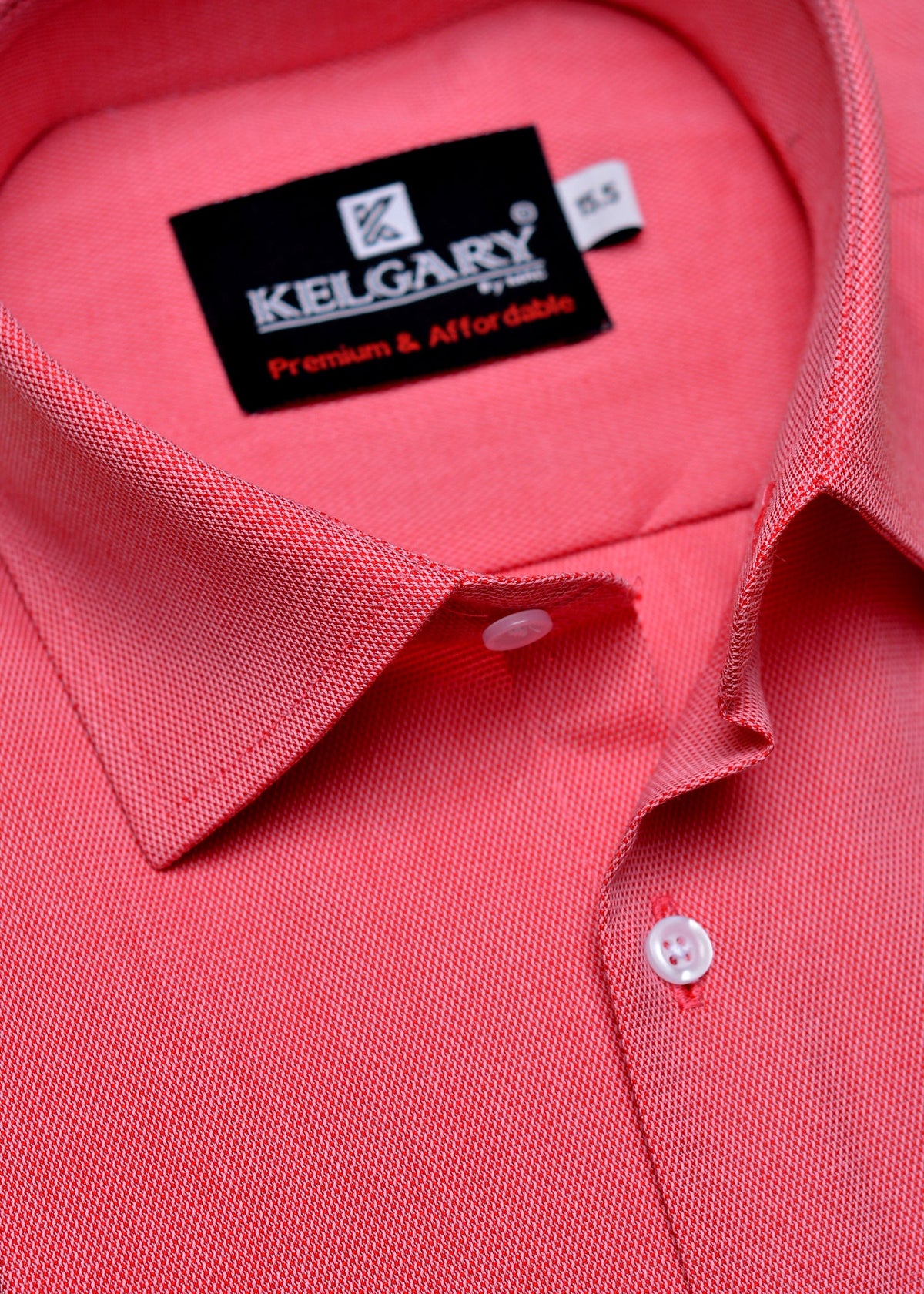 Special Occasion Pink Self Texture New Summer Collection Shirt
