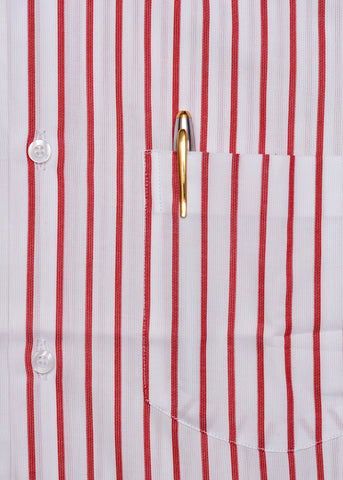 Special Occasion White Red Self Lining