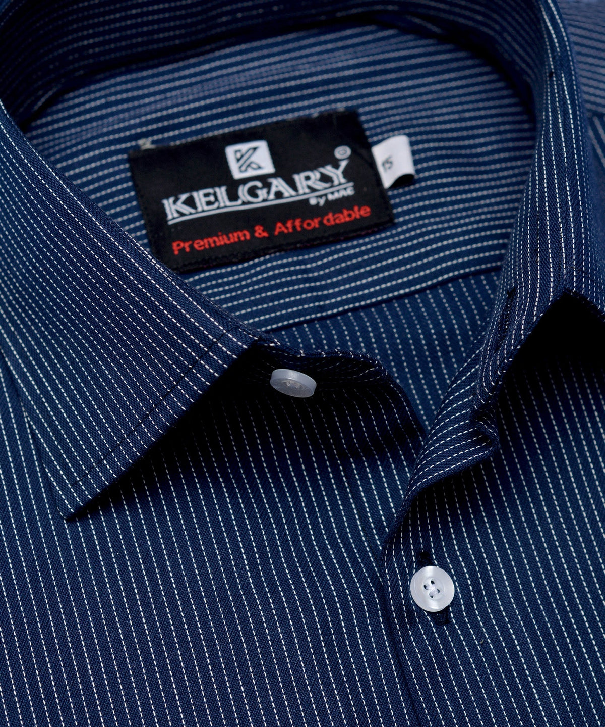 Special Occasion Blue self Lining Shirt