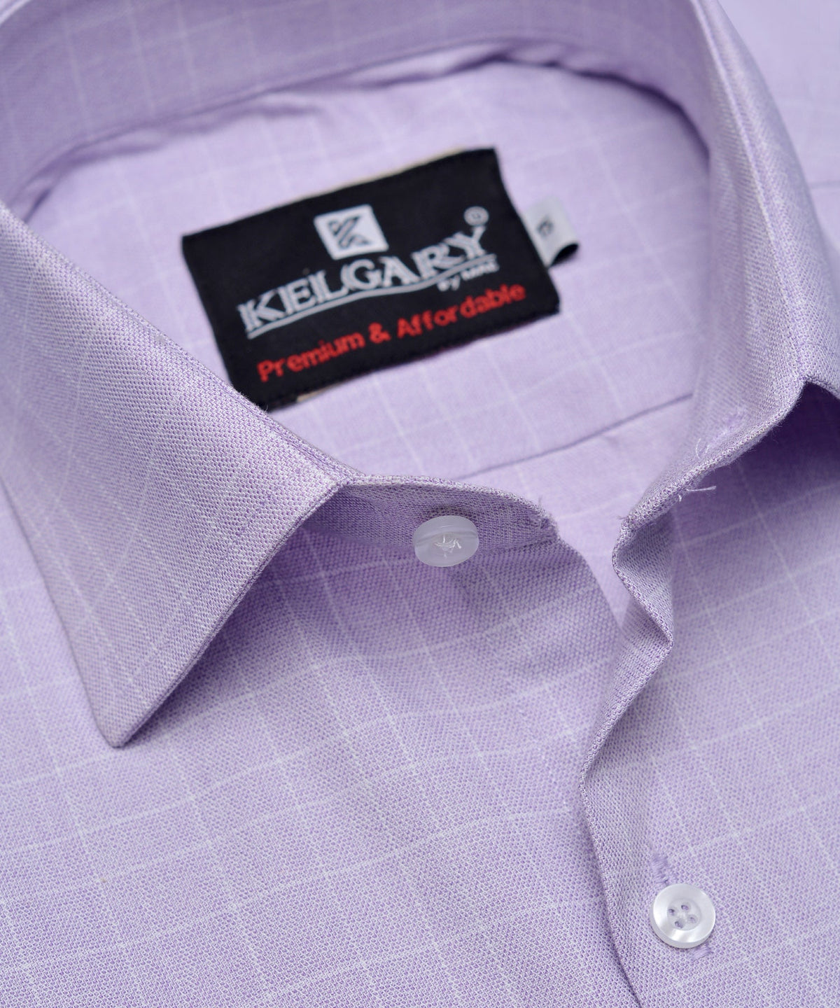 Special Occasion Purple Check Shirt