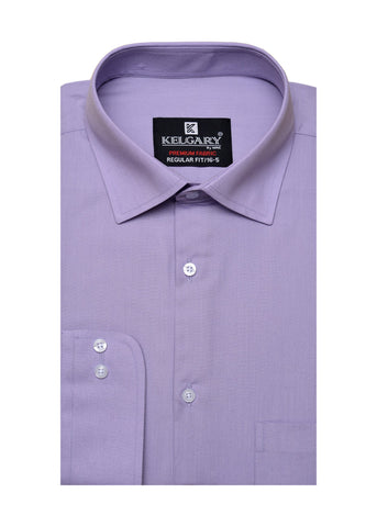 Lavender plain shirt  ( New Collection )