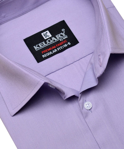 Lavender plain shirt  ( New Collection )
