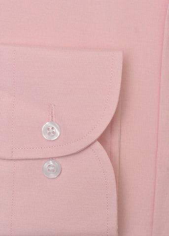 Daily Essentials PEACH PLAIN FORMAL SHIRT
